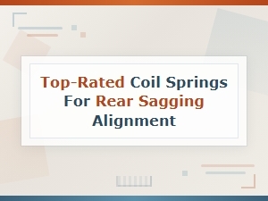 Top-Rated Coil Springs for Rear Sagging Alignment on Driver Side